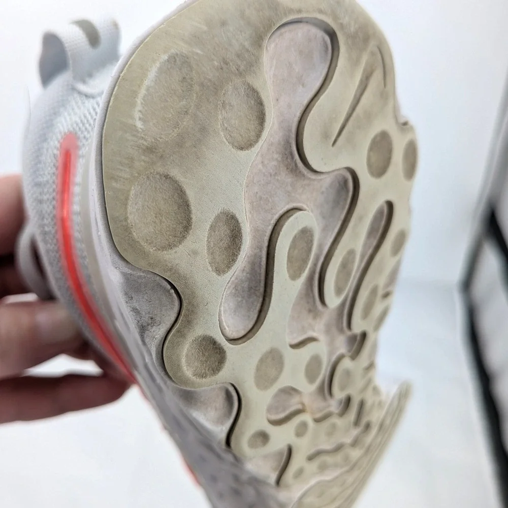 Athleisure Running Nike React Infinity Flyknit Gray Coral Trainers 7.5‎